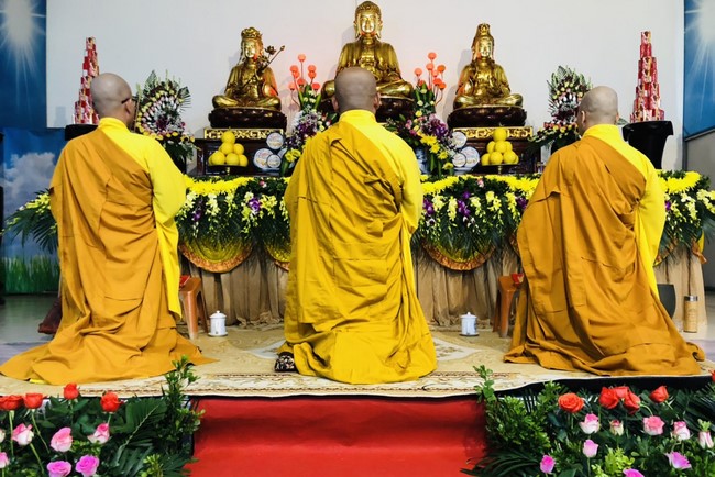 Lễ Cầu siêu và chuẩn bị Đại lễ Vu Lan 2022 tại chùa Đống Cao - Thanh Hóa