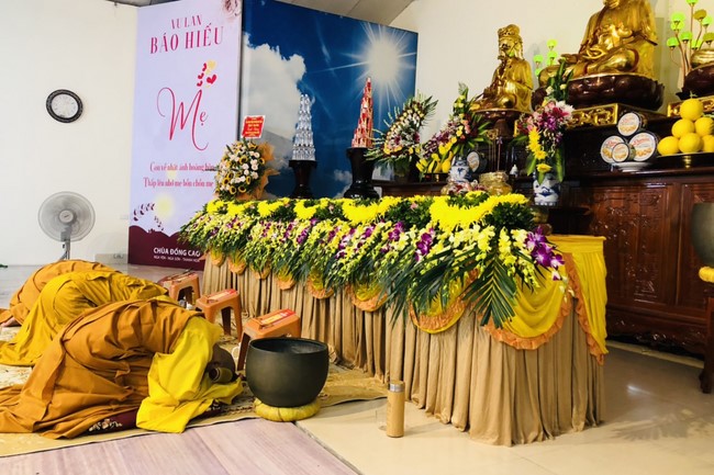 Lễ Cầu siêu và chuẩn bị Đại lễ Vu Lan 2022 tại chùa Đống Cao - Thanh Hóa