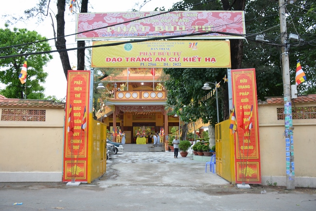 Holding Pravaranà Ceremony of Director Board of Vietnam Buddhist Sangha (DBVBS) in Hoc Mon district