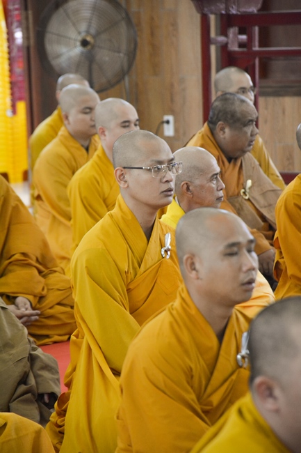 Holding Pravaranà Ceremony of Director Board of Vietnam Buddhist Sangha (DBVBS) in Hoc Mon district