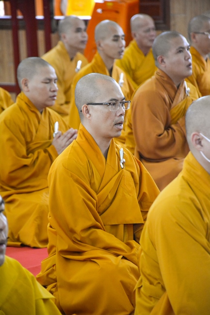 Holding Pravaranà Ceremony of Director Board of Vietnam Buddhist Sangha (DBVBS) in Hoc Mon district