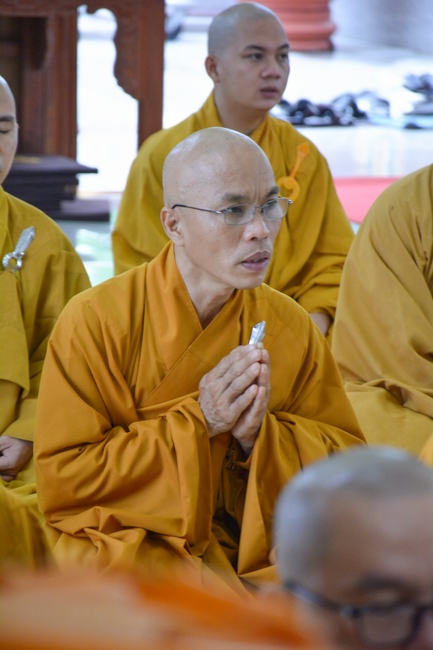 Holding Pravaranà Ceremony of Director Board of Vietnam Buddhist Sangha (DBVBS) in Hoc Mon district