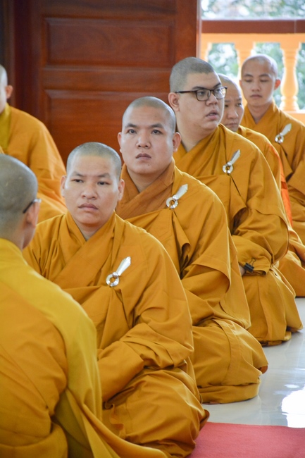 Holding Pravaranà Ceremony of Director Board of Vietnam Buddhist Sangha (DBVBS) in Hoc Mon district