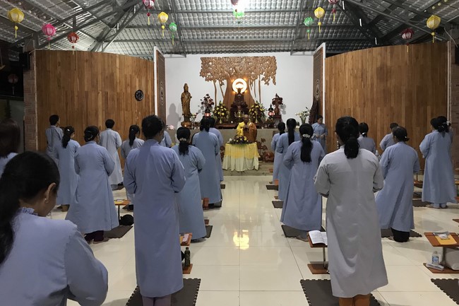 Periodic repentance ceremony at Suoi Phap Pagoda