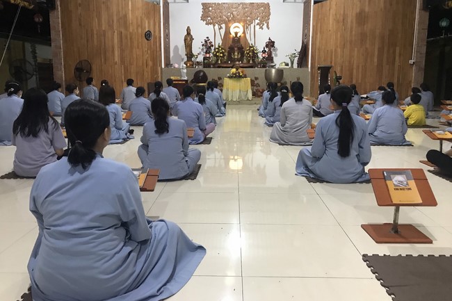 Periodic repentance ceremony at Suoi Phap Pagoda