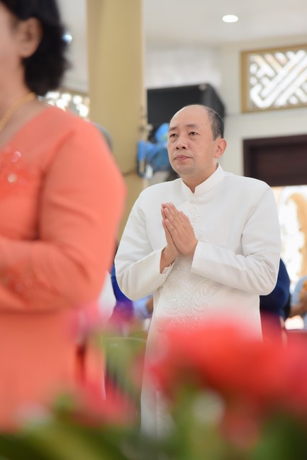 Wedding Ceremony at the pagoda