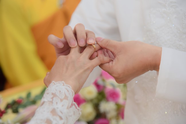 Wedding Ceremony at the pagoda