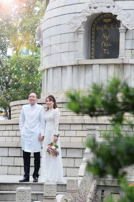 Wedding Ceremony at the pagoda