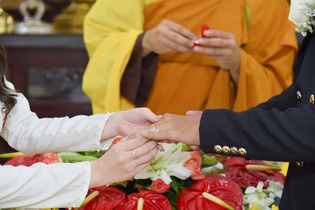 Wedding Ceremony at the pagoda