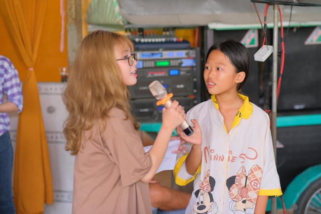 The Full Moon Giving Kids at An Huong Pagoda, An Giang