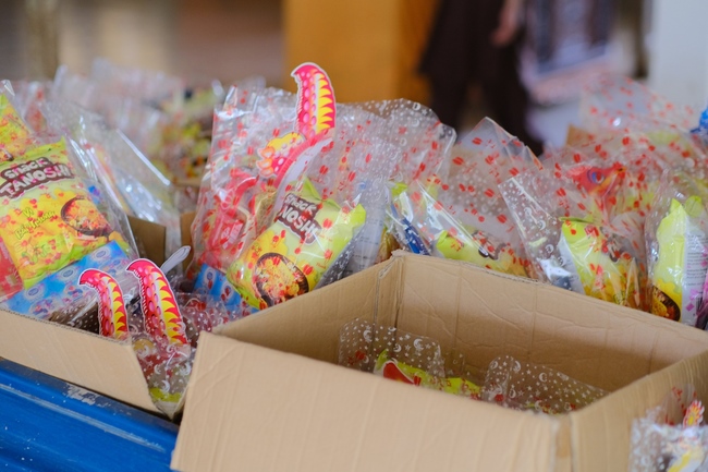 The Full Moon Giving Kids at An Huong Pagoda, An Giang