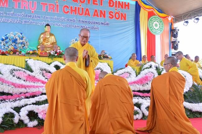 Abbot Appointment Ceremony of An Son Pagoda in Quang Ngai