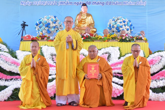 Abbot Appointment Ceremony of An Son Pagoda in Quang Ngai