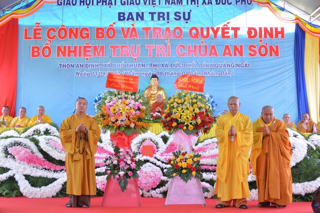 Abbot Appointment Ceremony of An Son Pagoda in Quang Ngai