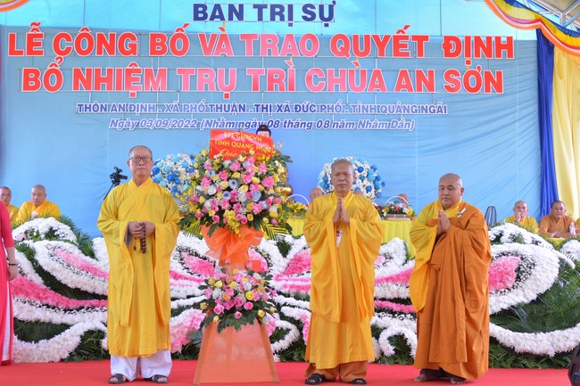 Abbot Appointment Ceremony of An Son Pagoda in Quang Ngai