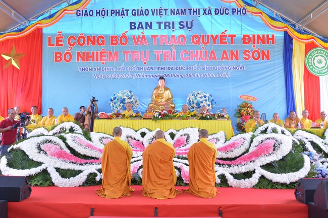 Abbot Appointment Ceremony of An Son Pagoda in Quang Ngai