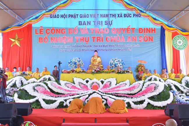 Abbot Appointment Ceremony of An Son Pagoda in Quang Ngai