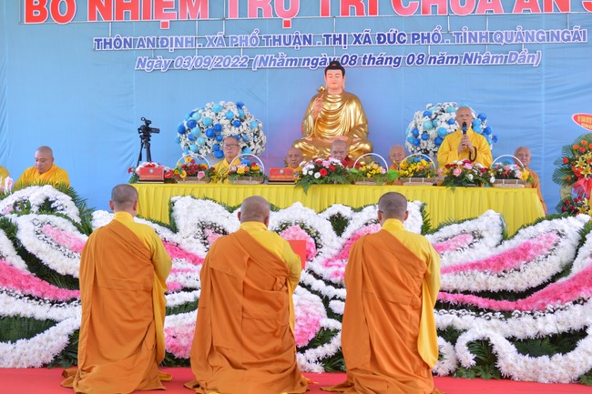 Abbot Appointment Ceremony of An Son Pagoda in Quang Ngai