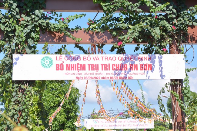 Abbot Appointment Ceremony of An Son Pagoda in Quang Ngai