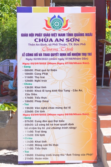 Abbot Appointment Ceremony of An Son Pagoda in Quang Ngai