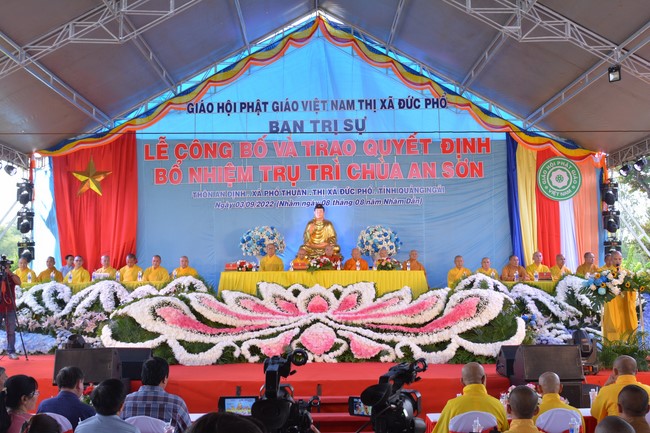 Abbot Appointment Ceremony of An Son Pagoda in Quang Ngai