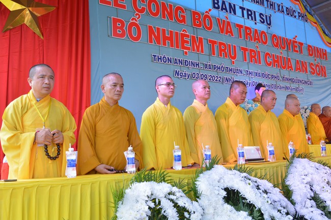 Abbot Appointment Ceremony of An Son Pagoda in Quang Ngai