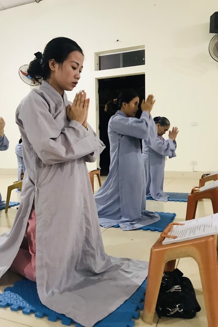 Chùa Đống Cao: Lễ sám hối định kỳ