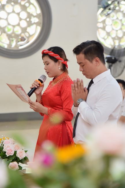 Wedding Ceremony at the pagoda