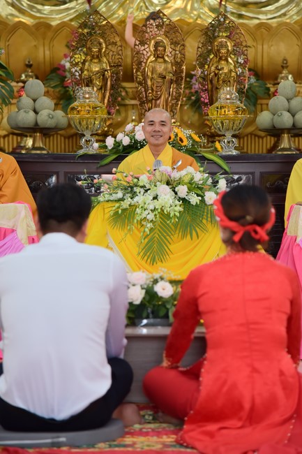 Wedding Ceremony at the pagoda