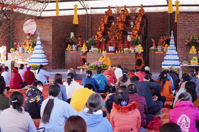Three-Jewel Refuge Ceremony at Dai Co Viet Pagoda – Yen Bai