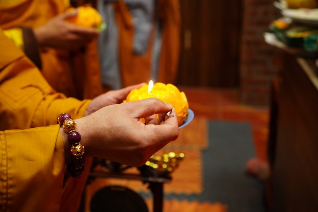 Three-Jewel Refuge Ceremony at Dai Co Viet Pagoda – Yen Bai