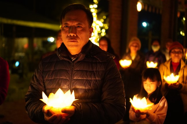 Three-Jewel Refuge Ceremony at Dai Co Viet Pagoda – Yen Bai