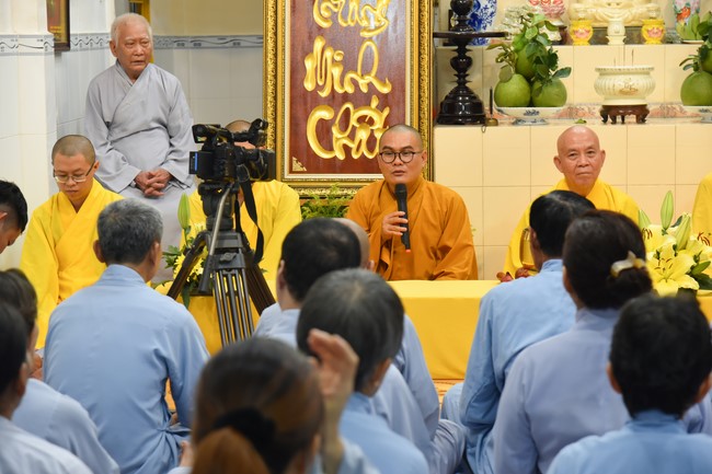 The 5th Gratitude Ceremony to Buddhists at the Minh Chat ashram, Can Tho