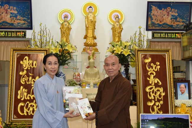 The 5th Gratitude Ceremony to Buddhists at the Minh Chat ashram, Can Tho