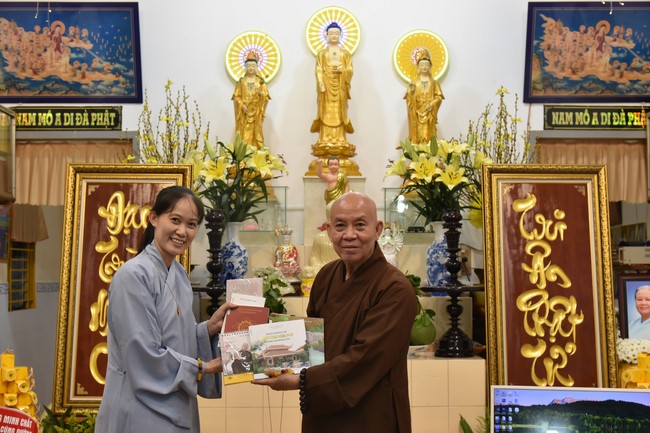 The 5th Gratitude Ceremony to Buddhists at the Minh Chat ashram, Can Tho