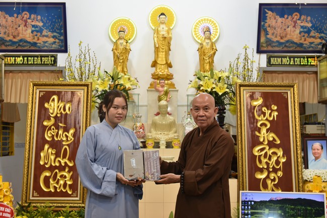 The 5th Gratitude Ceremony to Buddhists at the Minh Chat ashram, Can Tho