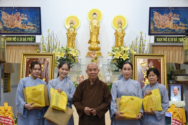 The 5th Gratitude Ceremony to Buddhists at the Minh Chat ashram, Can Tho