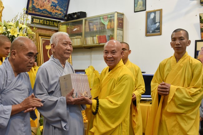 The 5th Gratitude Ceremony to Buddhists at the Minh Chat ashram, Can Tho