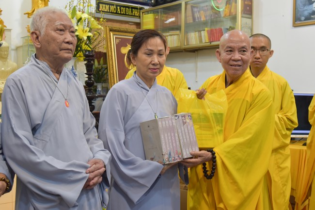 The 5th Gratitude Ceremony to Buddhists at the Minh Chat ashram, Can Tho
