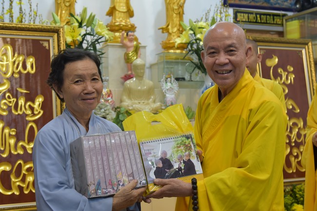 The 5th Gratitude Ceremony to Buddhists at the Minh Chat ashram, Can Tho