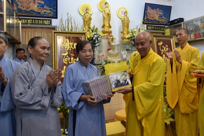 The 5th Gratitude Ceremony to Buddhists at the Minh Chat ashram, Can Tho