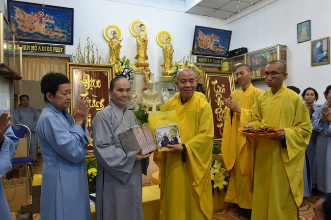 The 5th Gratitude Ceremony to Buddhists at the Minh Chat ashram, Can Tho