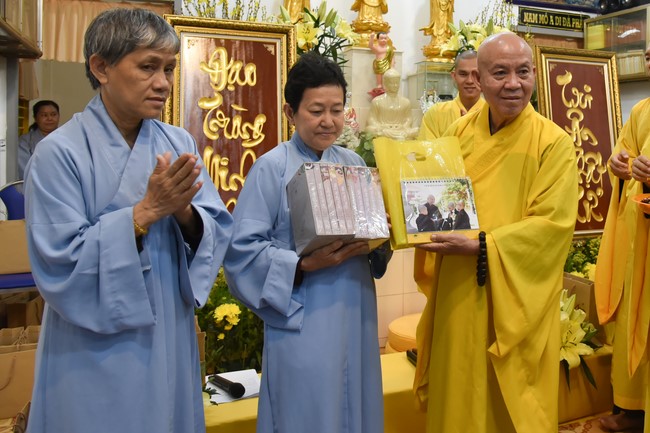 The 5th Gratitude Ceremony to Buddhists at the Minh Chat ashram, Can Tho