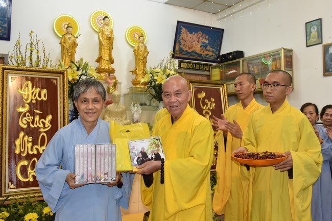The 5th Gratitude Ceremony to Buddhists at the Minh Chat ashram, Can Tho