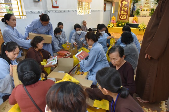 The 5th Gratitude Ceremony to Buddhists at the Minh Chat ashram, Can Tho