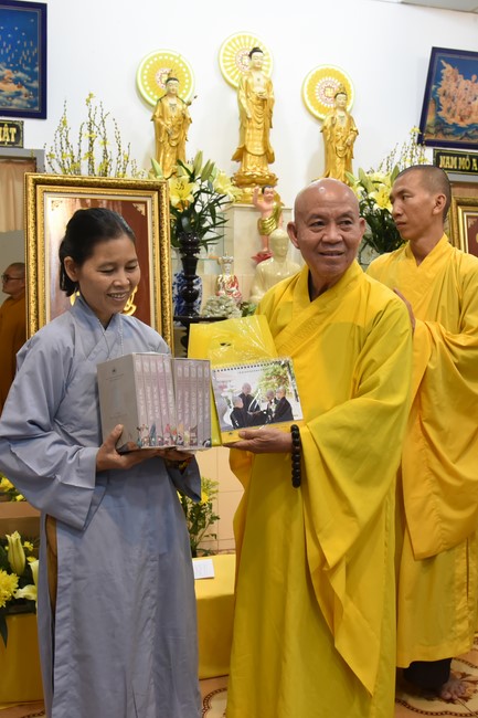 The 5th Gratitude Ceremony to Buddhists at the Minh Chat ashram, Can Tho