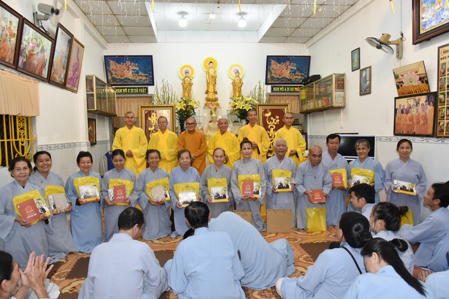 The 5th Gratitude Ceremony to Buddhists at the Minh Chat ashram, Can Tho