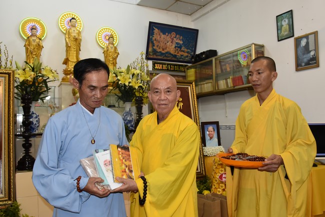 The 5th Gratitude Ceremony to Buddhists at the Minh Chat ashram, Can Tho