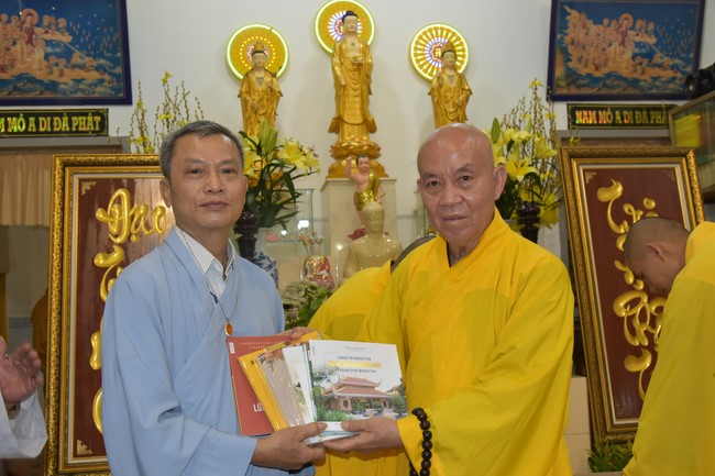 The 5th Gratitude Ceremony to Buddhists at the Minh Chat ashram, Can Tho