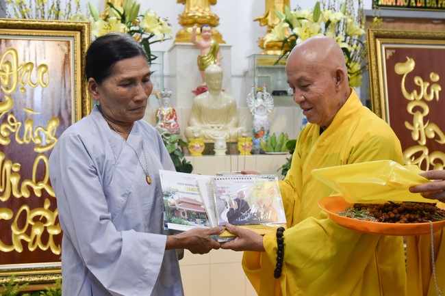 The 5th Gratitude Ceremony to Buddhists at the Minh Chat ashram, Can Tho